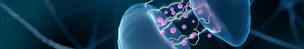 Illustration of a neurotransmitter
